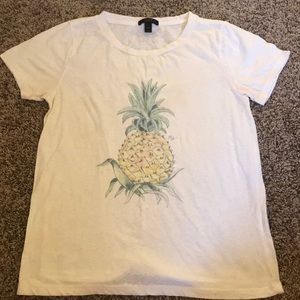 Jcrew Graphic Tee Pineapple
